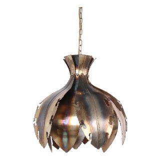 Brass Union Pendant Lamp by Svend Aage Holm Sørensen for Holm Sørensen & Co, 1960s For Sale