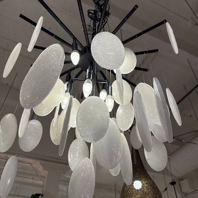 Arteriors Home Jay Jeffers for Arteriors Home Tiffany Chandelier For Sale - Image 4 of 12