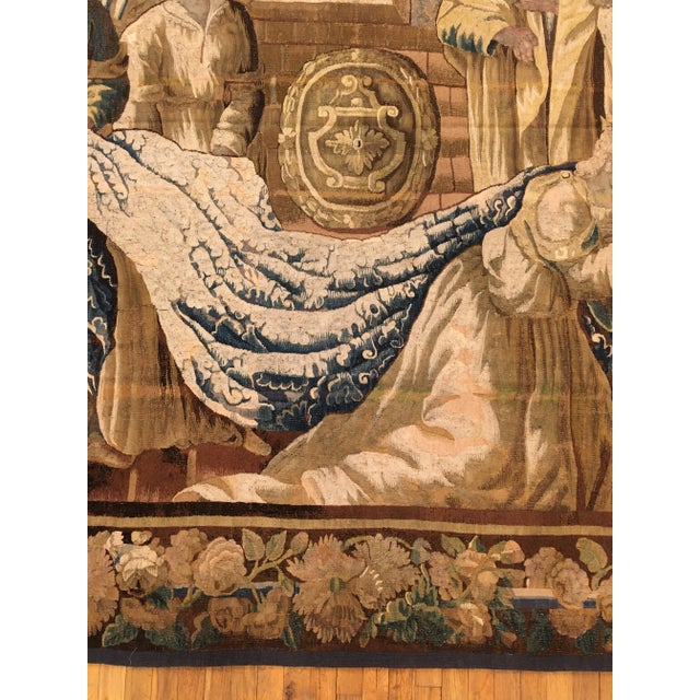 Antique 18th Century Flemish Biblical Tapestry For Sale - Image 10 of 11