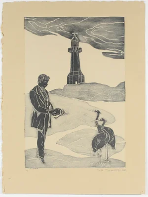 Lighthouse Scene by Rob Delamater, 2009