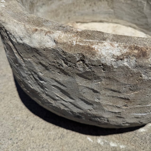 Early 20th Century Antique Limestone Trough 5526-A For Sale - Image 5 of 11
