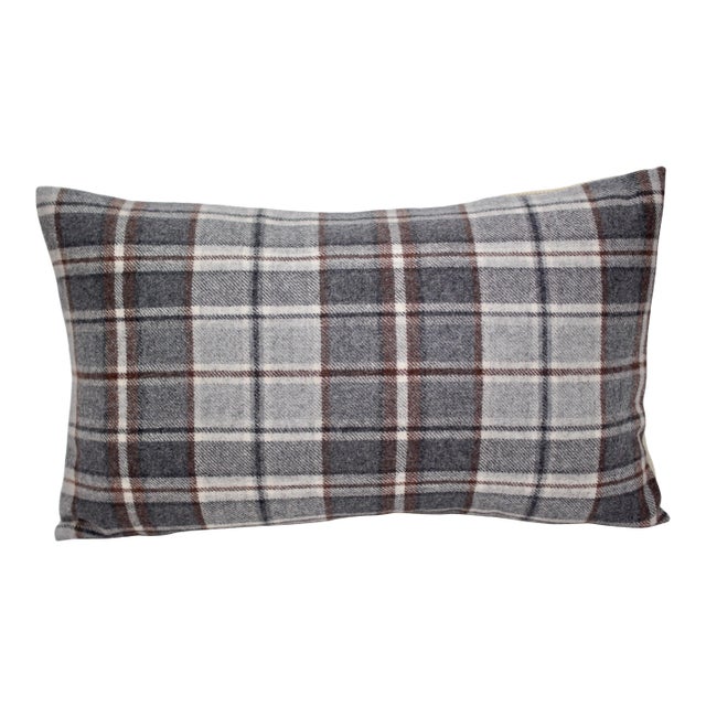 Jacques Bouvet Et Cie "Oregon" 20" X 12" Wool Pillow For Sale