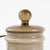 Glass Mid-Century Modern Portuguese Grey Opaline Jar, 1960s For Sale - Image 7 of 10