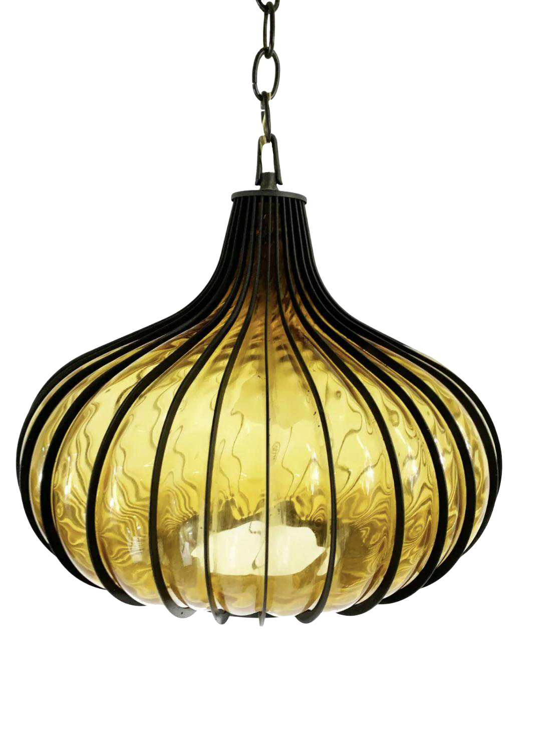 mid century hanging light