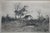 Late 19th Century Antique George William Bohde Suburban Shanty Cottage Pond Landscape Etching 14" For Sale - Image 5 of 9