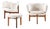 Easy Chairs and Ottoman in Rosewood attributed to Sven Ellekær for Christian Linneberg, 1962, Set of 3 For Sale