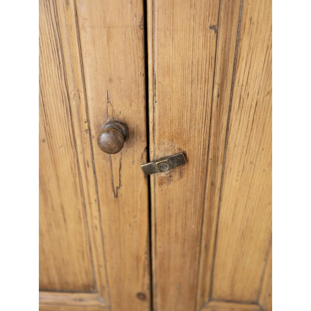 Beige Antique English Pine Kitchen Dresser With Plate Rack - Circa 1860 For Sale - Image 8 of 16
