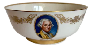 1970s Lenox "The Patriots Bowl" Commemorative Fine China Bowl