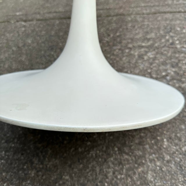 Eggshell Burke Division for Brunswick Tulip Bistro Side Table For Sale - Image 8 of 12
