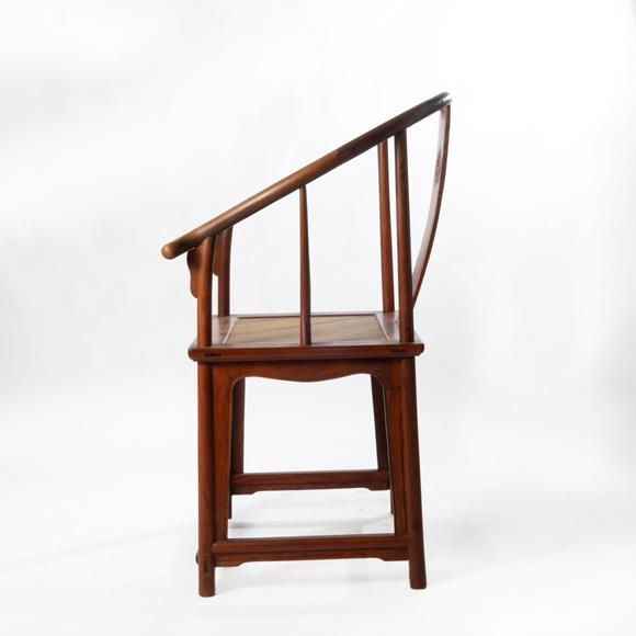 Chinese horseshoe back chair. Simple but beautiful designed chair with small unique details. Wide seat that makes it...