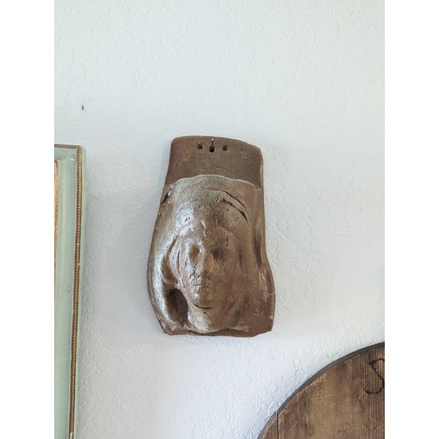 Vintage Ishmael Soto Pottery Plaque Wall Pocket For Sale - Image 10 of 10