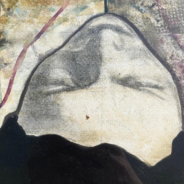 Man Ray, Mid-Century Modern Composition, Mixed Media on Paper, 1940-1970s For Sale - Image 7 of 16