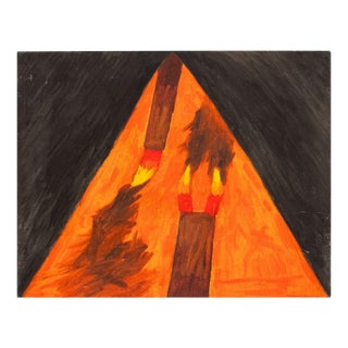 Domenick Capobianco Abstraction Oil on Canvas For Sale