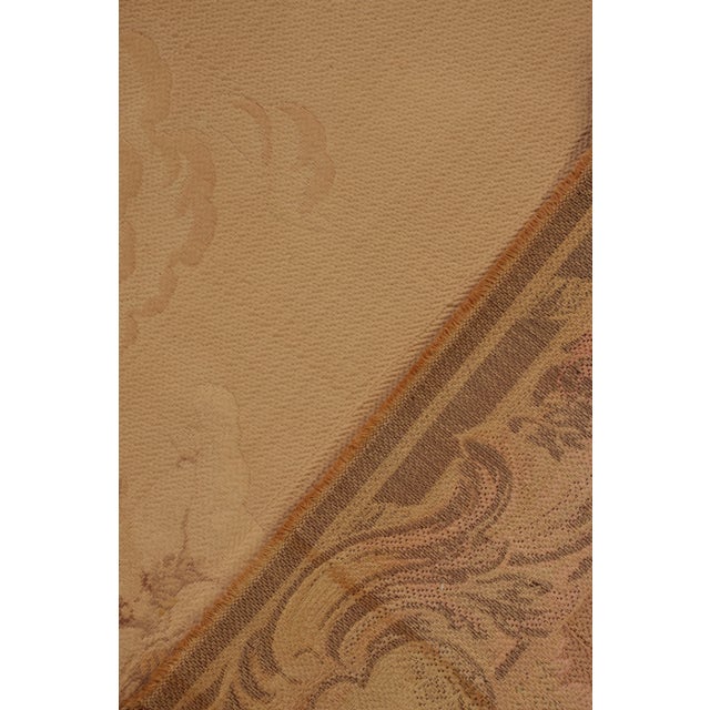 Cream Antique French Pictorial Cream Beige Wool Tapestry Rug by Rug & Kilim For Sale - Image 8 of 8
