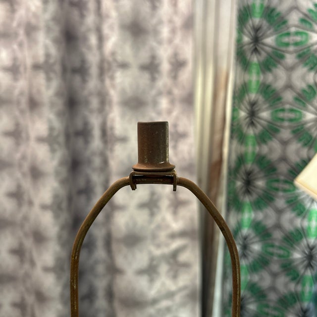 White Ceramic Amphora Style Lamp For Sale - Image 4 of 9