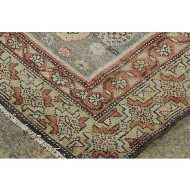 Early 19th Century Antique Persian Sarab Extra-Long Runner With Geometric Medallions - Rug & Kilim For Sale - Image 5 of 7