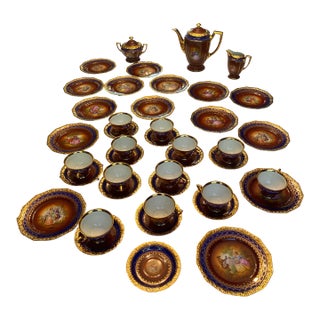1930s Complete Rosenthal “Maria” Porcelain Tea Service – Selb Germany – 29 Pieces For Sale