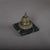 Antique 19th Century Bronze Inkwell with Hinged Lid on Marble Base For Sale - Image 6 of 10