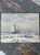 Vintage Steely Seascape Painting on Board, Signed by the Artist, Circa Mid-20th Century For Sale - Image 13 of 14