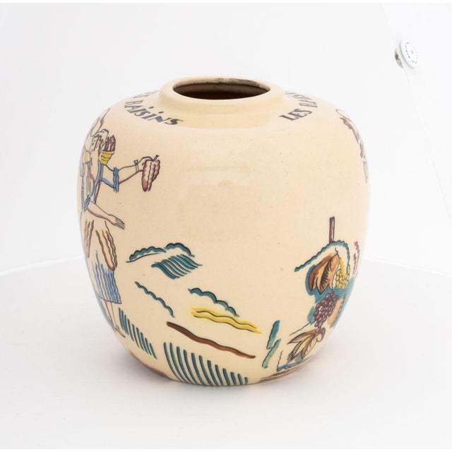 Robert Lallement "Les Raisins" Ceramic Jar For Sale - Image 9 of 11