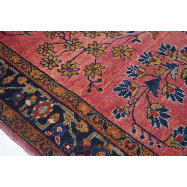 Textile Fine Antique Mohajeran Sarouk Rug 4'3'' x 6'9'' For Sale - Image 7 of 11