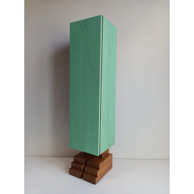 Contemporary Mayan Totem Green by Pietro Meccani for Meccani Design For Sale - Image 3 of 15