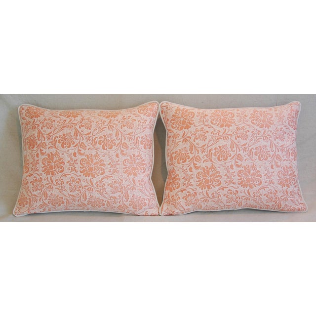Designer Italian Fortuny Cimarosa Feather/Down Pillows a Pair Chairish
