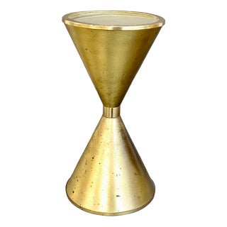 Mid-Century Modern Italian Brass Diabolo Table Lamp, 1960s For Sale