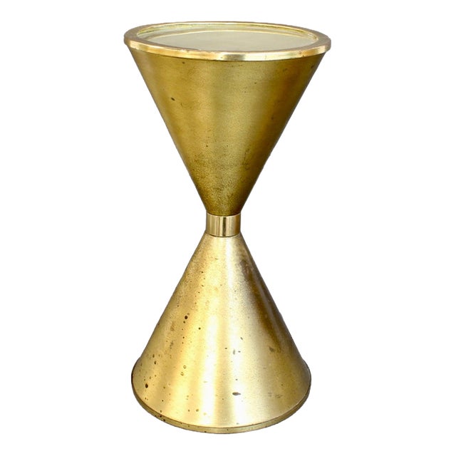 Mid-Century Modern Italian Brass Diabolo Table Lamp, 1960s For Sale