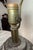 Black Antique Handmade Brutalist Black Gray Terracotta Pottery Electric Table Lamp For Sale - Image 8 of 12