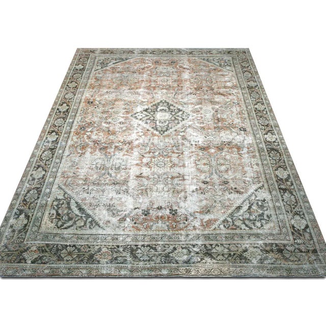 1960s Persian Mahal Rug For Sale In Los Angeles - Image 6 of 7