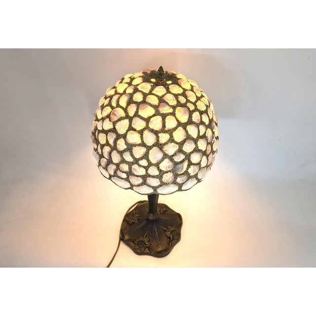 Vintage Sea Shell Table Lamp, 1970s For Sale - Image 3 of 9