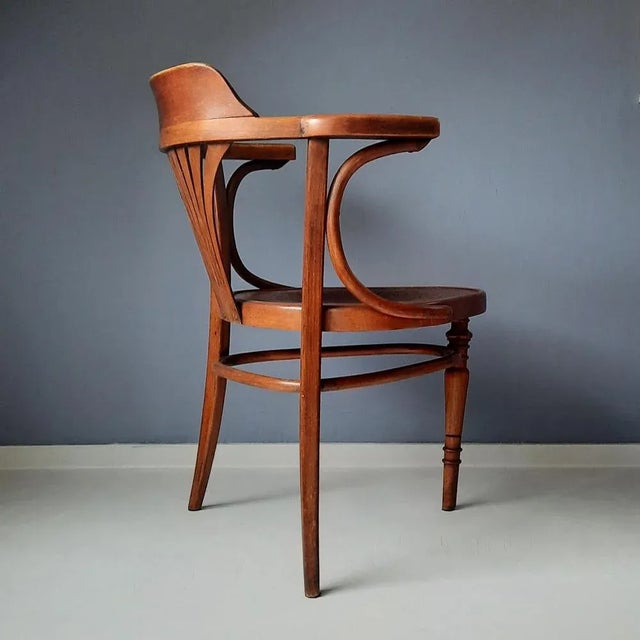 Tripod Desk Chair from Jacob & Josef Kohn, 1900s For Sale - Image 4 of 9