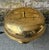 Vintage Brass Dome Table Lamp For Sale - Image 4 of 8