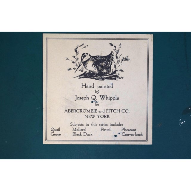 Abercrombie & Fitch X Joseph Q. Whipple Canvas-Back Duck Diorama For Sale - Image 4 of 5