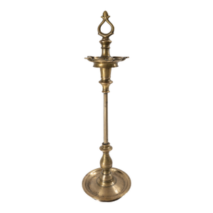 18th or 19th Century South Indian Bronze Diya Oil Lamp