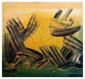 Giorgi Kukhalashvili, Sunrise, 2019, Oil on Canvas