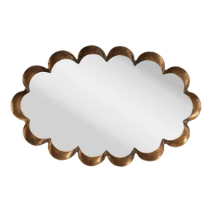 Jamie Young Scalloped Steel Mirror