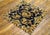 Chinese 1890s Black Dragon Medallion Antique Chinese Ningxia Rug 2' 6'' X 2' 6'' Handknotted Wool Carpet For Sale - Image 3 of 5