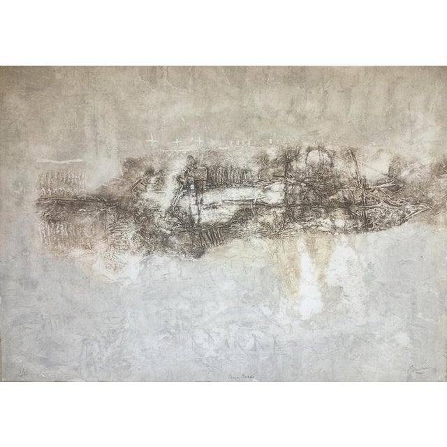 Pierre Marie Brisson, Composition, 1980, Carborundum Engraving For Sale - Image 3 of 7