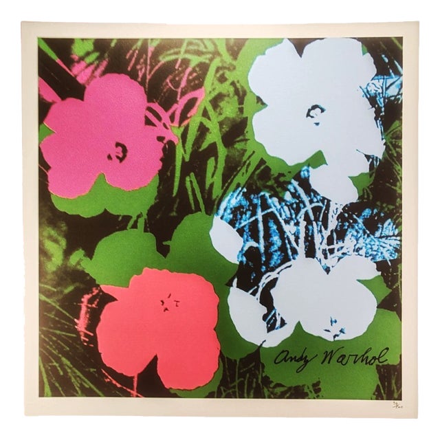 After Andy Warhol, Flowers, 1980s, Lithograph For Sale