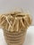 Contemporary Woven Pencil Cup Pen Holder With Raffia Fringe For Sale - Image 3 of 6