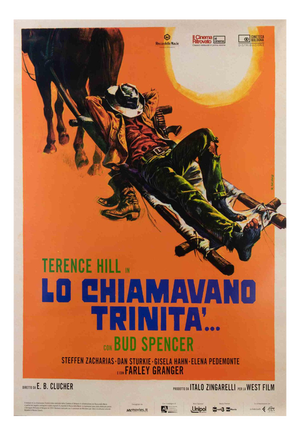 Lo Chiamavano Trinità (They Call Me Trinity) Poster, Italy