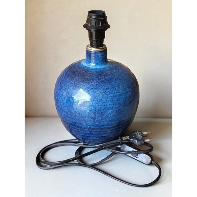Ceramic Stoneware Lamp Hurtault, Puisaye, 1990s For Sale - Image 7 of 8