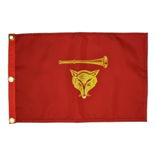 Myopia Hunt Club Red Golf Flag Pole Banner (New!) For Sale