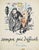 Charcoal and pastels on cardboard, realized by Giuseppe Novello as sketch for the cover of his boos "Sempre più Difficile:...