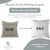 Not Yet Made - Made To Order Fabdivine Handcrafted Block Print Cushion Cover 22x22 Inch Viscose Linen-Heartvine For Sale - Image 5 of 5