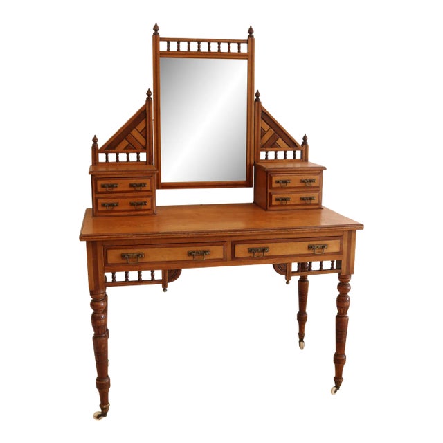 19th Century Victorian Antique Desk For Sale