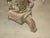 Vintage Spanish Revival Hammered Iron Three Piece Andirons Fireplace Accessorie For Sale - Image 13 of 15