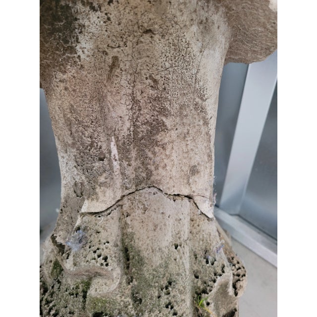 Antique Chinese Garden Sculpture of a Deity For Sale - Image 12 of 12